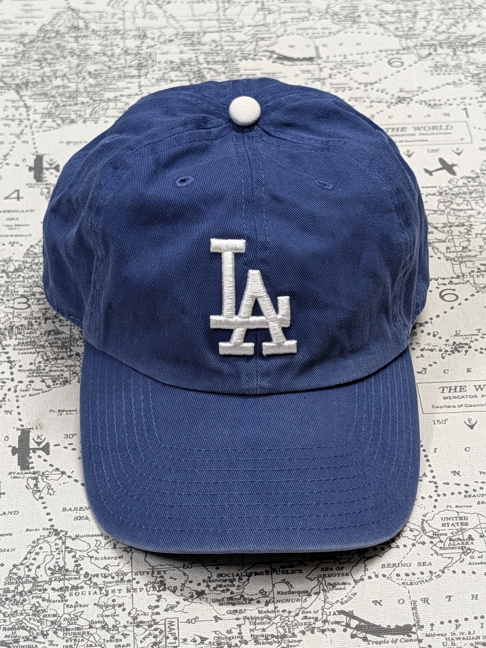 NWT '47 Brand LA Dodgers Royal Blue Clean Up Hat Genuine Merchandise